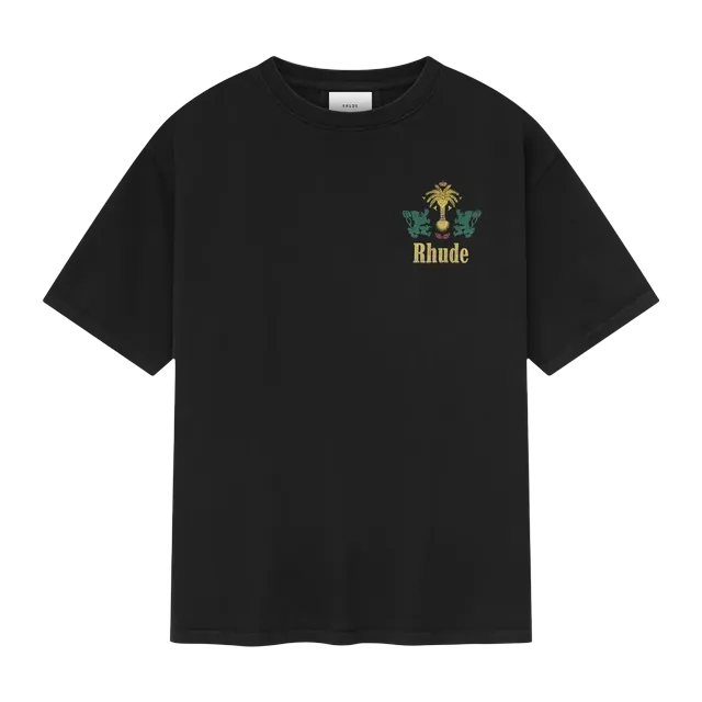 Rhude Tabaco T-Shirt Black — Authentic Rhude in stock at CLZTURE