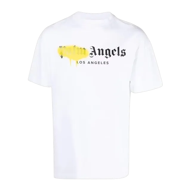 Palm Angels Los Angeles Sprayed Logo Black — Authentic T-Shirts at CLZTURE