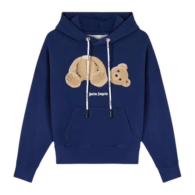 Palm Angels Kill The Bear Popover Blue — Authentic Palm Angels in stock at CLZTURE