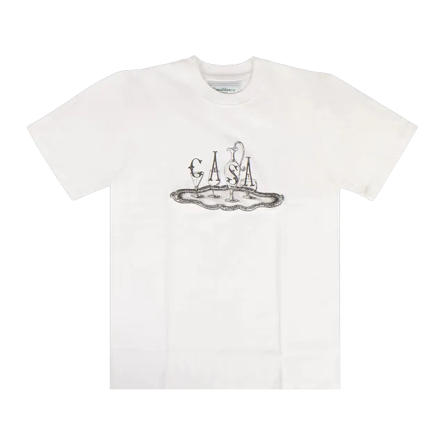 Casablanca Service T-Shirt White — Authentic Casablanca in stock at CLZTURE
