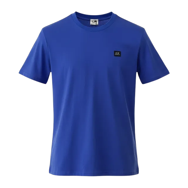 C.P. Company T-Shirt Logo Blue — Authentic T-Shirts at CLZTURE