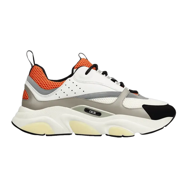 Dior Sneakers B22 White Grey Red — Authentic Shoes & Footwear at CLZTURE