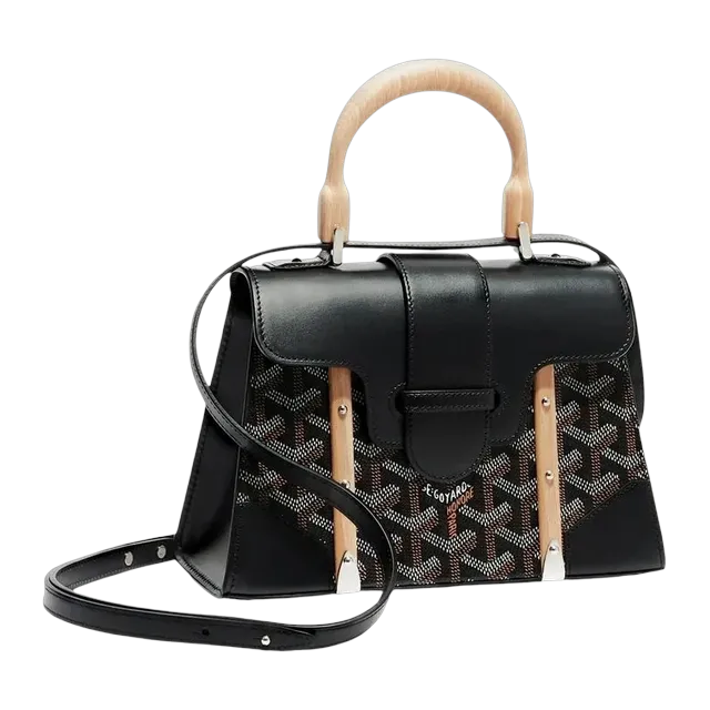 Goyard Bag Saïgon Structuré Mini 20Cm Black — Authentic Goyard in stock at CLZTURE