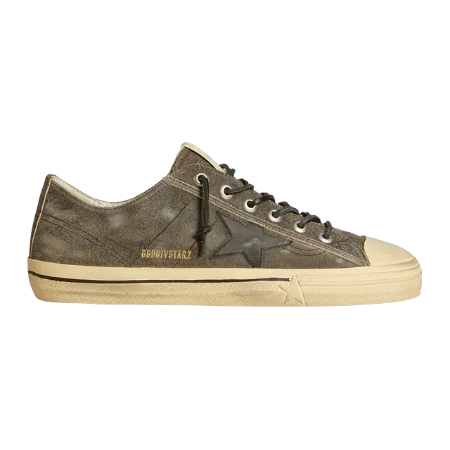 Golden Goose Sneakers V-Star Green — Authentic Shoes & Footwear at CLZTURE