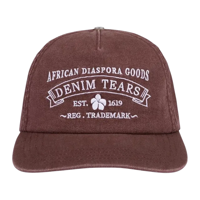 Denim Tears Adg Cap Brown — Authentic at CLZTURE