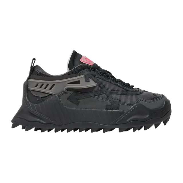 Off-White Odsy-1000 Black Grey Fuchsia — Authentic Shoes & Footwear at CLZTURE