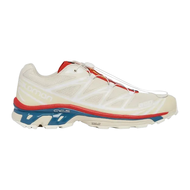 Salomon Xt-6 Almond Milk Aurora Red — Authentic at CLZTURE