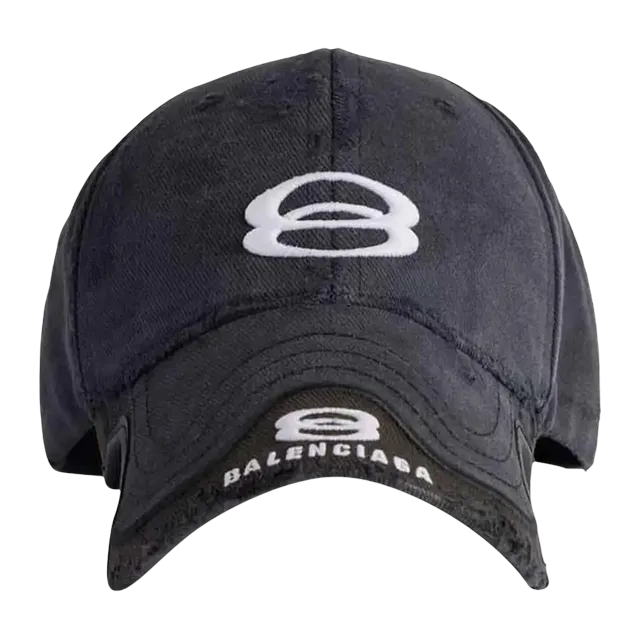 Balenciaga Double Unity Cap Black/White — Authentic Balenciaga in stock at CLZTURE
