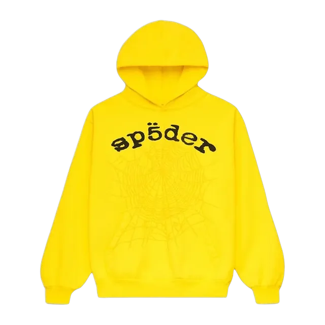 Sp5der Legacy Hoodie Yellow — Authentic Hoodies & Sweats at CLZTURE