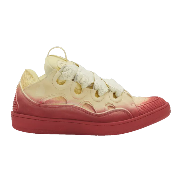 Lanvin Sneakers Curb Red — Authentic Shoes & Footwear at CLZTURE