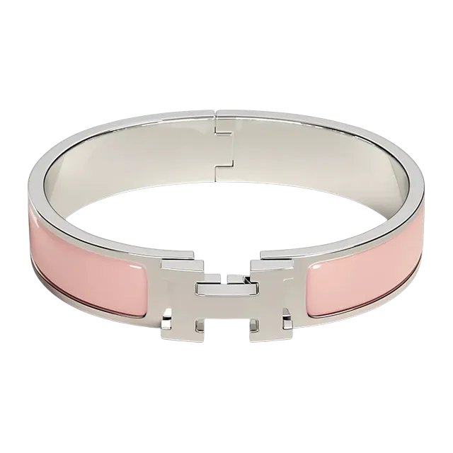 Hermès Bracelet Clic h Pink — Authentic Hermès in stock at CLZTURE