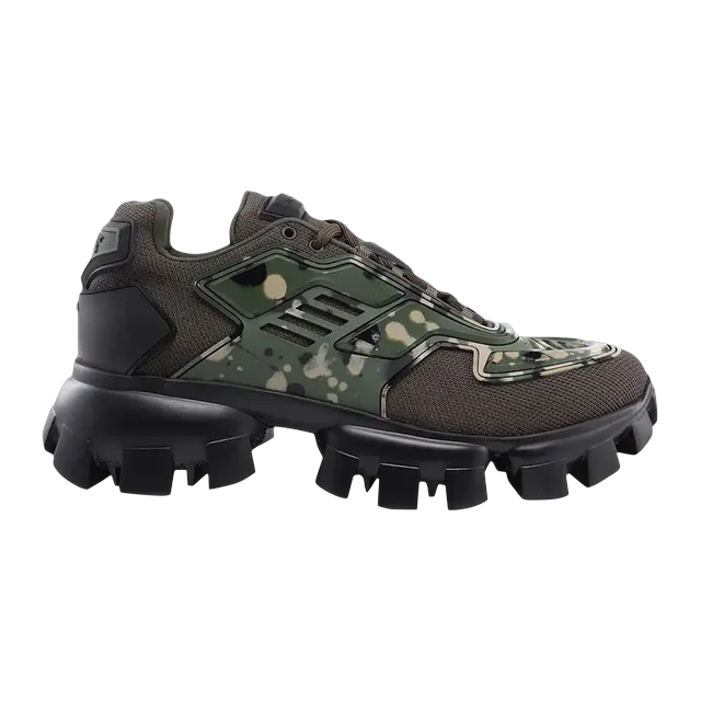 Prada Cloudbust Thunder Green Camo — Authentic Shoes & Footwear at CLZTURE