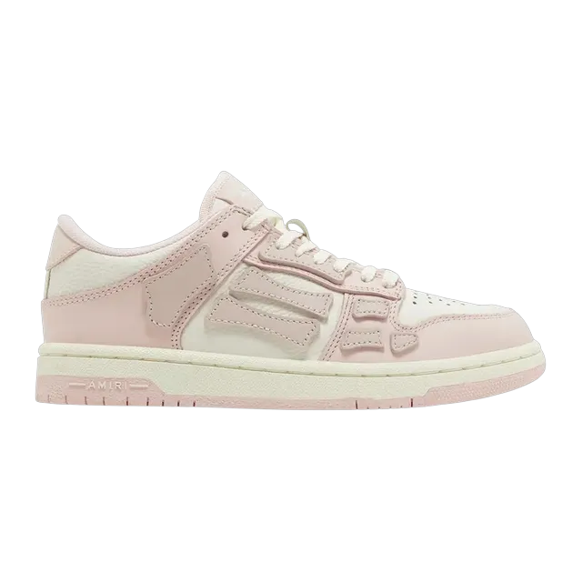 Amiri Skel Top Low Pink White — Authentic Shoes & Footwear at CLZTURE