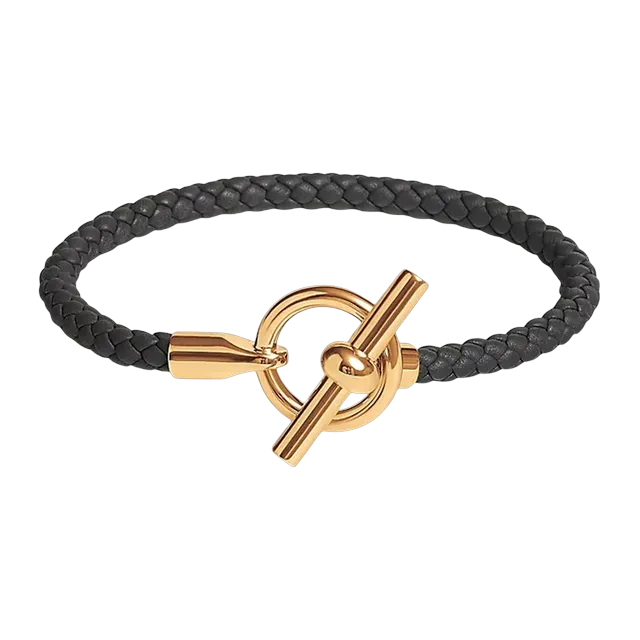 Hermès Bracelet Glénan h Black — Authentic Jewelry at CLZTURE