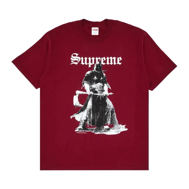 Supreme Frank Frazetta x Destruction T-Shirt Cardinal — Authentic Supreme in stock at CLZTURE