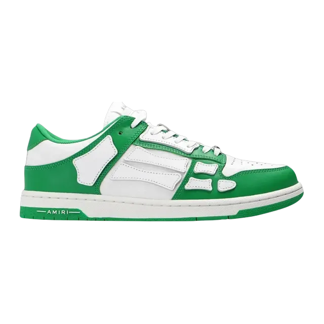 Amiri Skel Top Low Green White — Authentic Shoes & Footwear at CLZTURE
