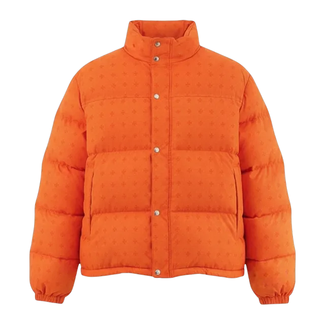 Chrome Hearts Monogram Down Orange — Authentic Jackets & Outerwear at CLZTURE
