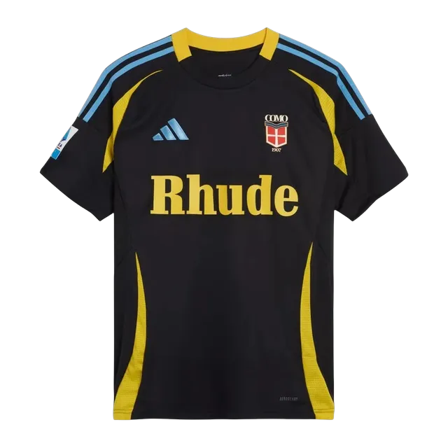 Como 1907 x Rhude x Adidas Jersey Black — Authentic Rhude in stock at CLZTURE