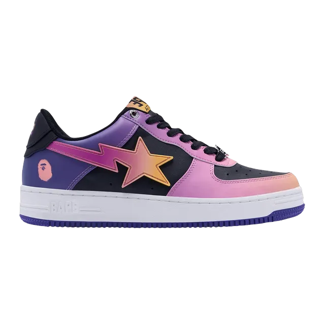 BAPE Bapesta #7 Purple Gradient — Authentic Shoes & Footwear at CLZTURE