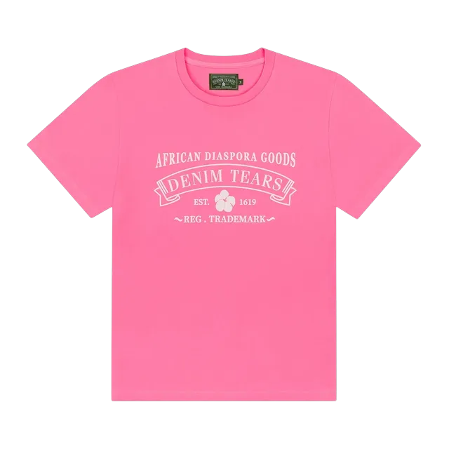 Denim Tears Adg T-Shirt Pink — Authentic at CLZTURE
