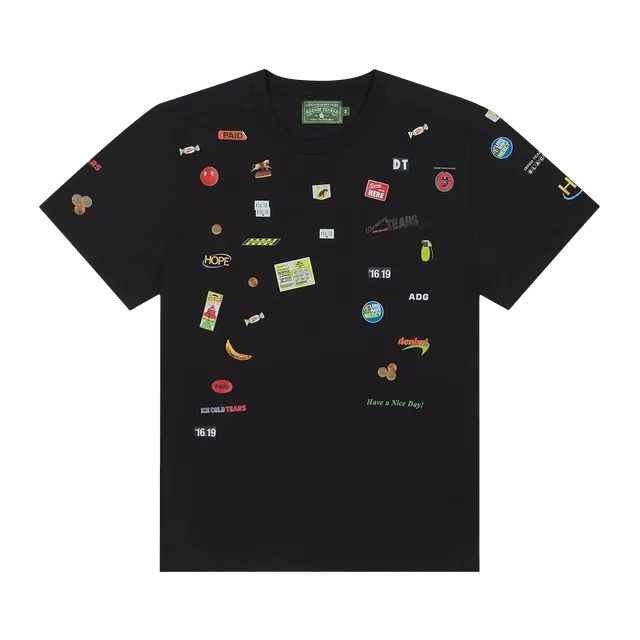 Denim Tears Sweet Corner T-Shirt Black — Authentic Denim Tears in stock at CLZTURE