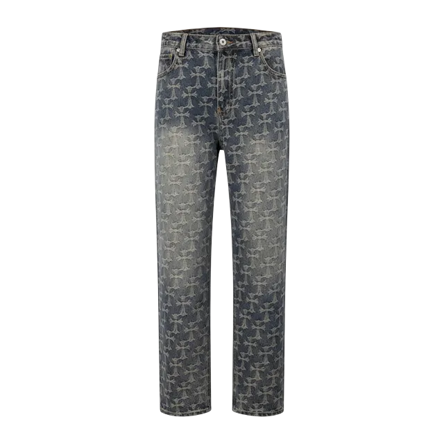 Chrome Hearts Cross Patch Jeans Monogram — Authentic Chrome Hearts in stock at CLZTURE