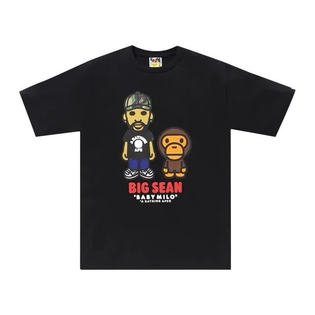 BAPE Big Sean Baby Milo T-Shirt Black — Authentic T-Shirts at CLZTURE
