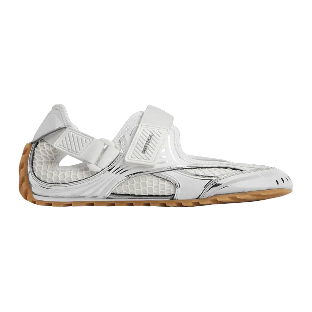 Bottega Veneta Mary-Jane Orbit Flash White — Authentic Shoes & Footwear at CLZTURE