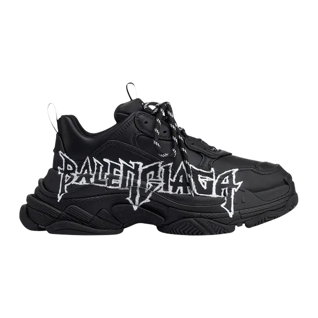 Balenciaga Triple S Diy Metal Black White — Authentic Shoes & Footwear at CLZTURE
