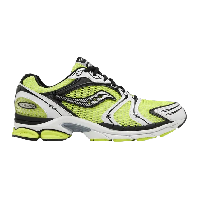 Saucony Progrid Triumph 4 Yellow Silver — Authentic Shoes & Footwear at CLZTURE