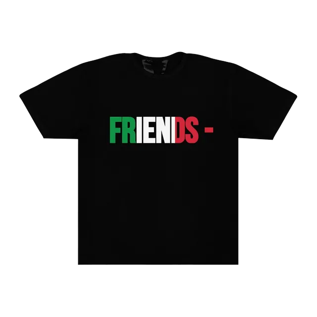 Vlone Friends – Ita T-Shirt Black — Authentic T-Shirts at CLZTURE