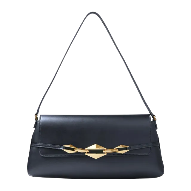 Jimmy Choo Diamond Shoulder East-West Blue — Authentic Bags & Luggage at CLZTURE
