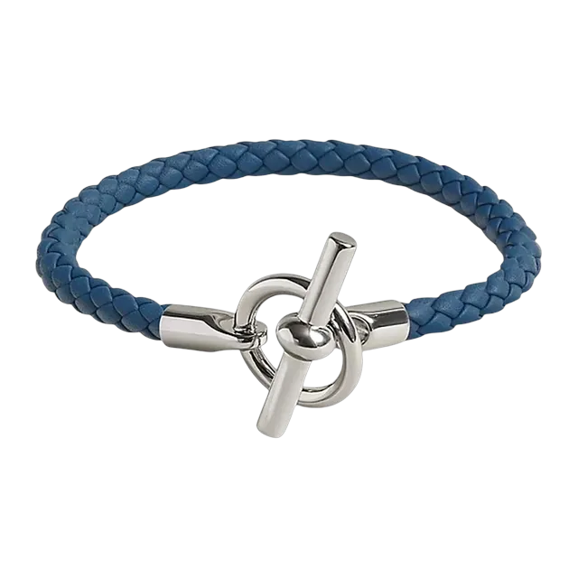 Hermès Bracelet Glénan h Blue — Authentic Jewelry at CLZTURE