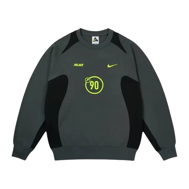 Palace Nike x Total 90 Crew Grey — Authentic Hoodies & Sweats at CLZTURE