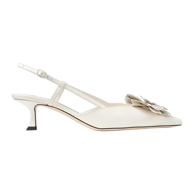 Jimmy Choo Mimmi Sling Back 50Mm White — Authentic Jimmy Choo in stock at CLZTURE