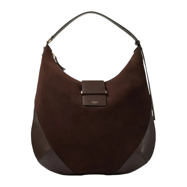 Jimmy Choo Bar Hobo Medium Brown — Authentic at CLZTURE