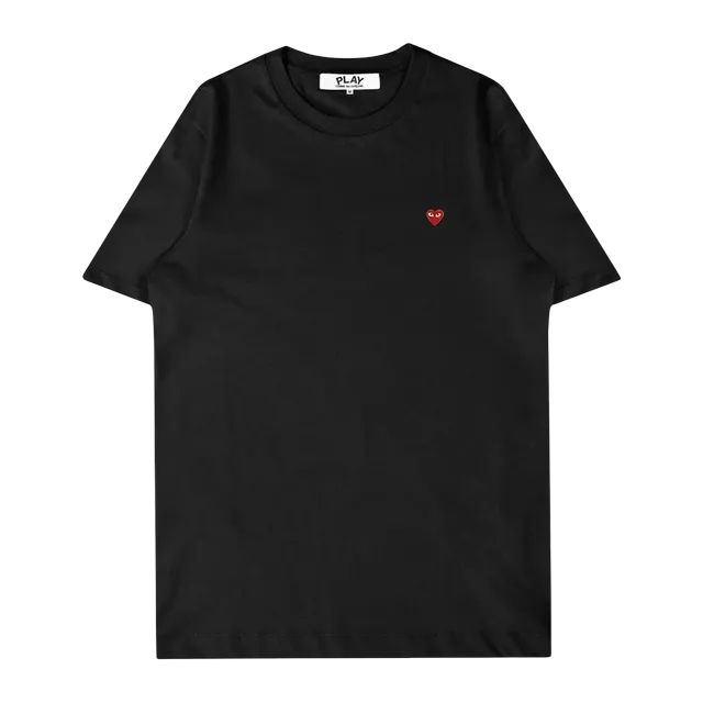 Comme des Garçons Play Small Heart T-Shirt Black — Authentic T-Shirts at CLZTURE