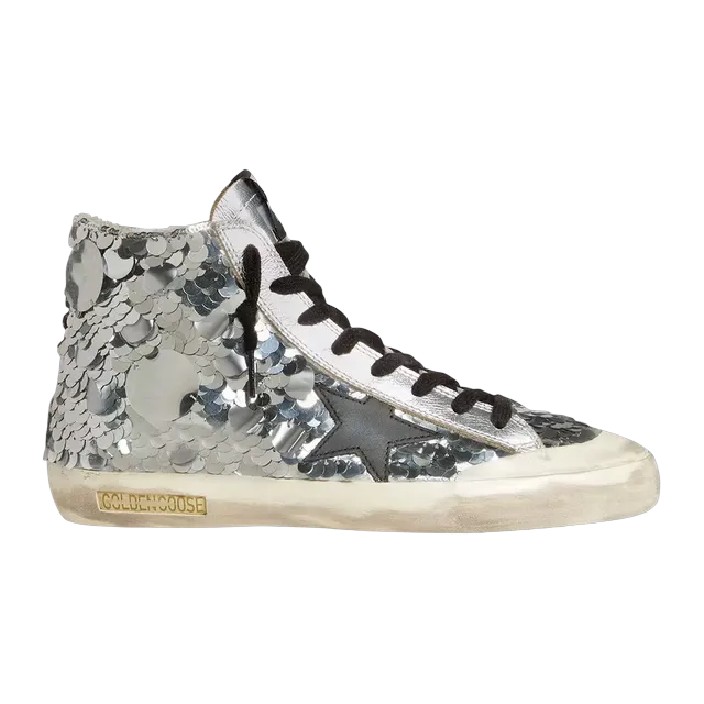 Golden Goose Sneakers Francy Silver — Authentic Shoes & Footwear at CLZTURE