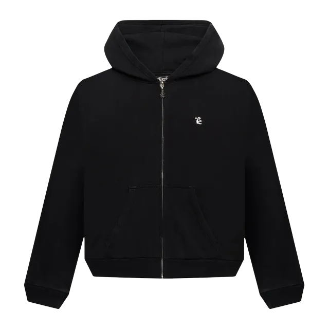 Hellstar Essentials Zip Up Hoodie Black — Authentic Hoodies & Sweats at CLZTURE