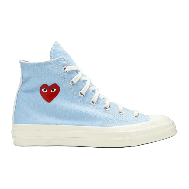 Converse Comme Des Garçons x Chuck 70 High Bright Blue — Authentic Shoes & Footwear at CLZTURE