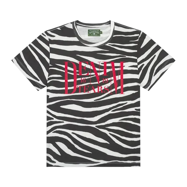 Denim Tears Cannes T-Shirt Zebra — Authentic Denim Tears in stock at CLZTURE