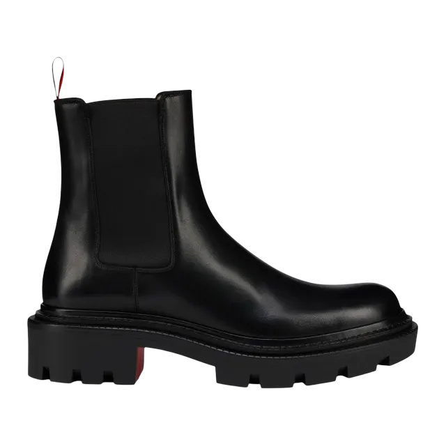 Christian Louboutin Devon College Black — Authentic Boots at CLZTURE