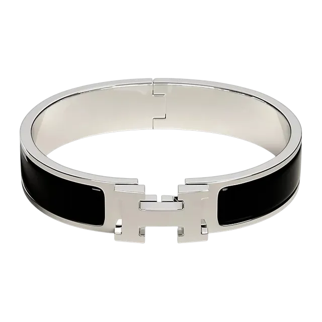 Hermès Bracelet Clic h Black — Authentic at CLZTURE