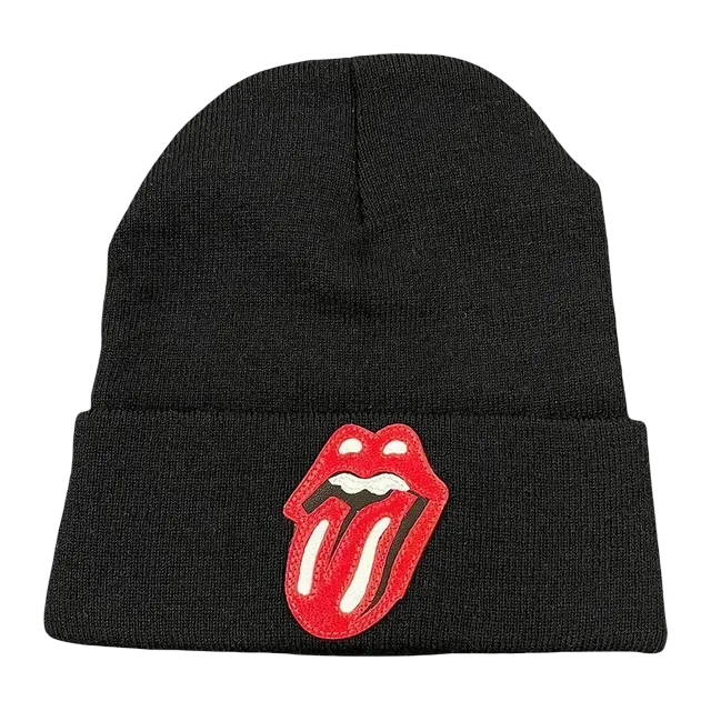 Chrome Hearts Rolling Stones Beanie Black — Authentic Chrome Hearts in stock at CLZTURE