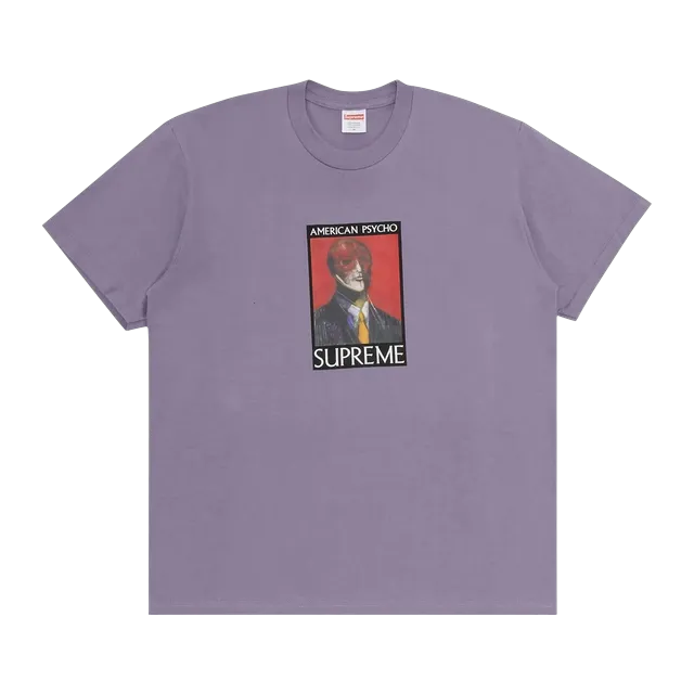 Supreme American Psycho T-Shirt Dusty Purple — Authentic at CLZTURE