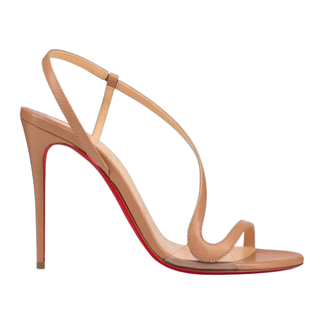 Christian Louboutin Rosalie 100Mm Beige — Authentic Shoes & Footwear at CLZTURE