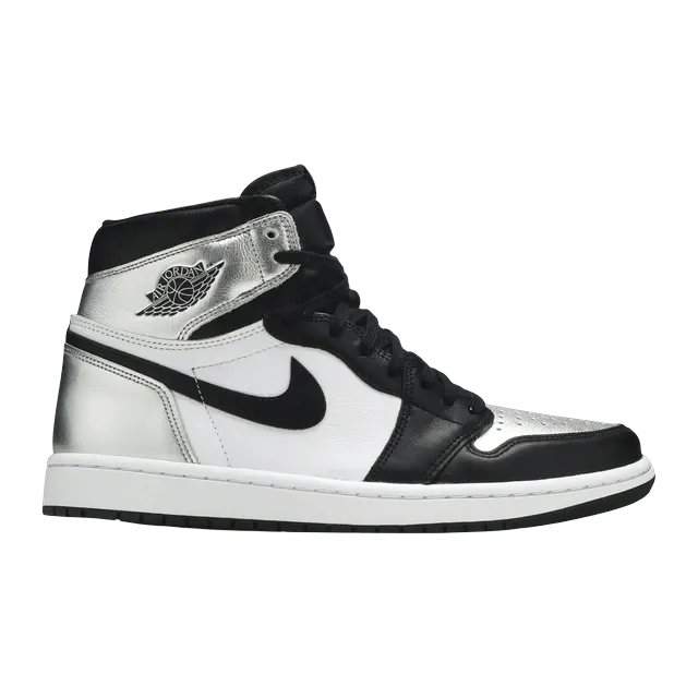 Air Jordan 1 Retro High Og Silver Toe — Authentic Shoes & Footwear at CLZTURE