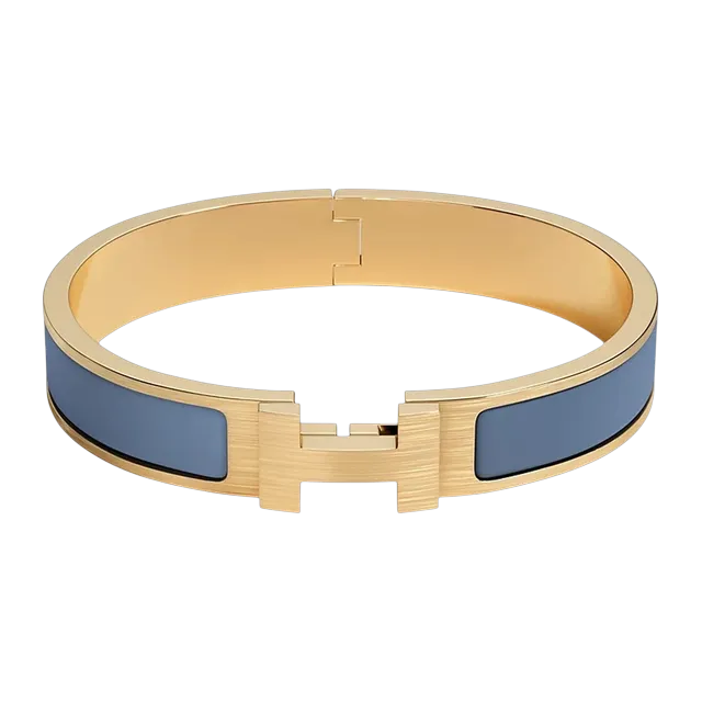 Hermès Bracelet Clic h Blue — Authentic Hermès in stock at CLZTURE