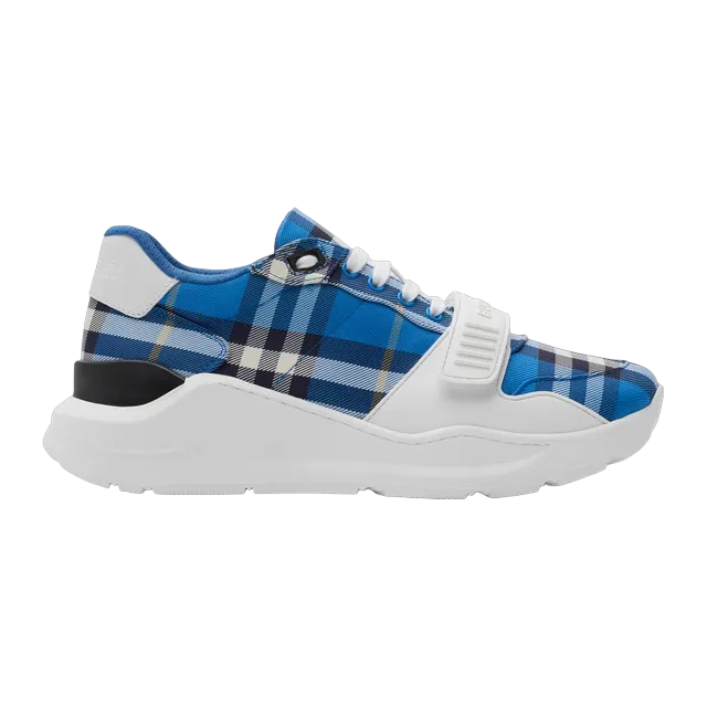 Burberry Sneakers Check Blue — Authentic Shoes & Footwear at CLZTURE