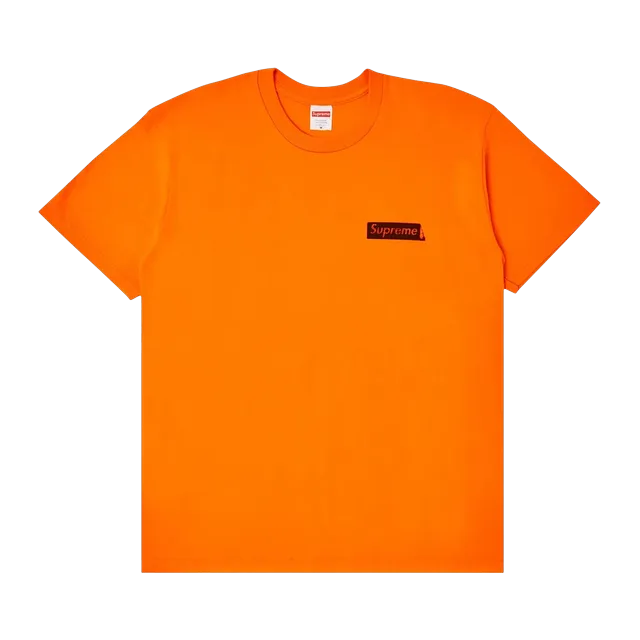 Supreme Static T-Shirt Orange — Authentic Supreme in stock at CLZTURE